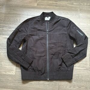 🔥Topman🔥 | Black shiny lightweight bomber jacket